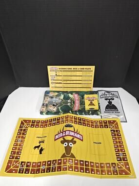 Deer In The Headlights Family Time Table Board Game With Camo Storage Bag 8+
